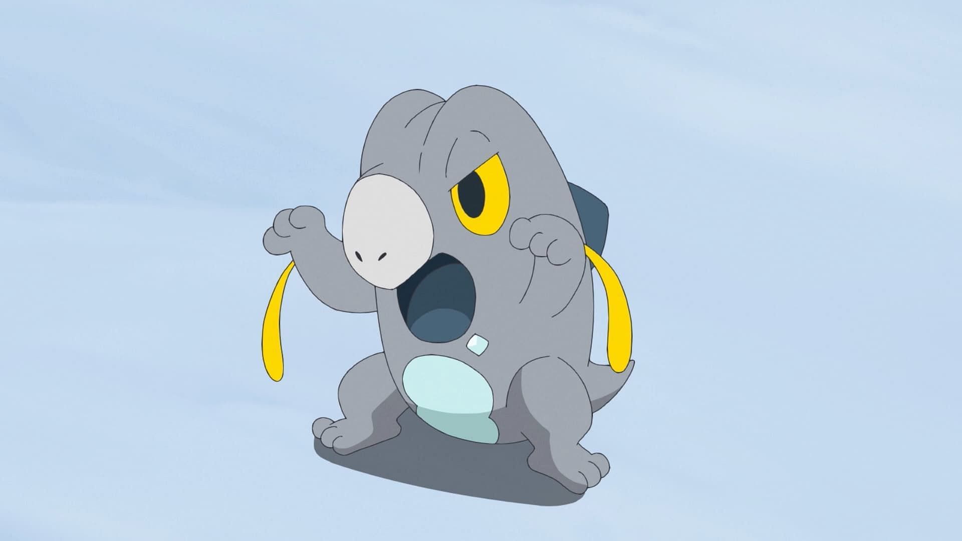 Frigibax as seen in the anime (Image via The Pokemon Company)